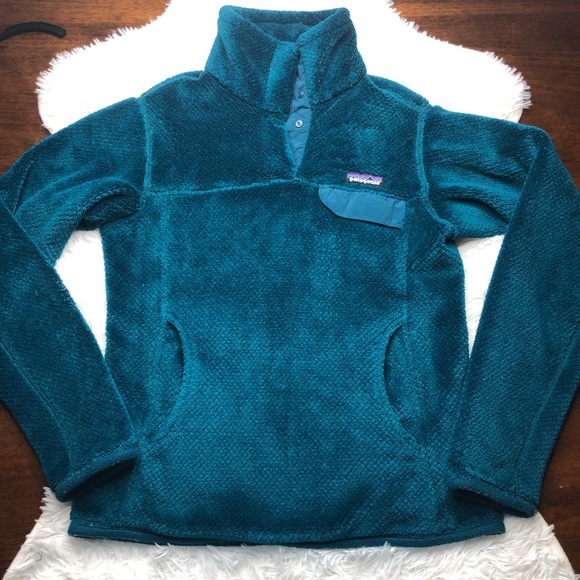 Patagonia Tops - Patagonia Re-Tool Snap Fleece Teal XS